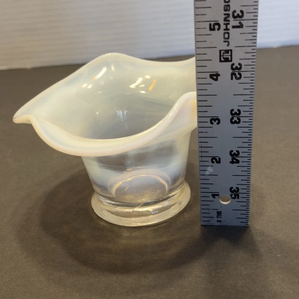 Vintage Fenton French Opalescent Glass Blackberry Spray Small Bowl or Vase